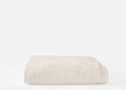 hemp duvet cover in light beige