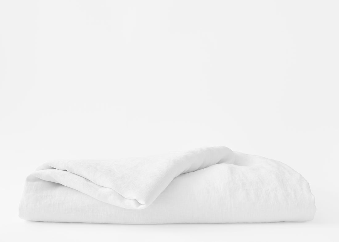 hemp flat sheet in white