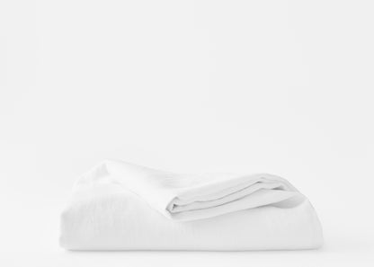 hemp duvet cover in white