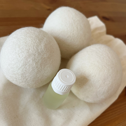 Wool Dryer Balls &amp; Lavender Essential Oil